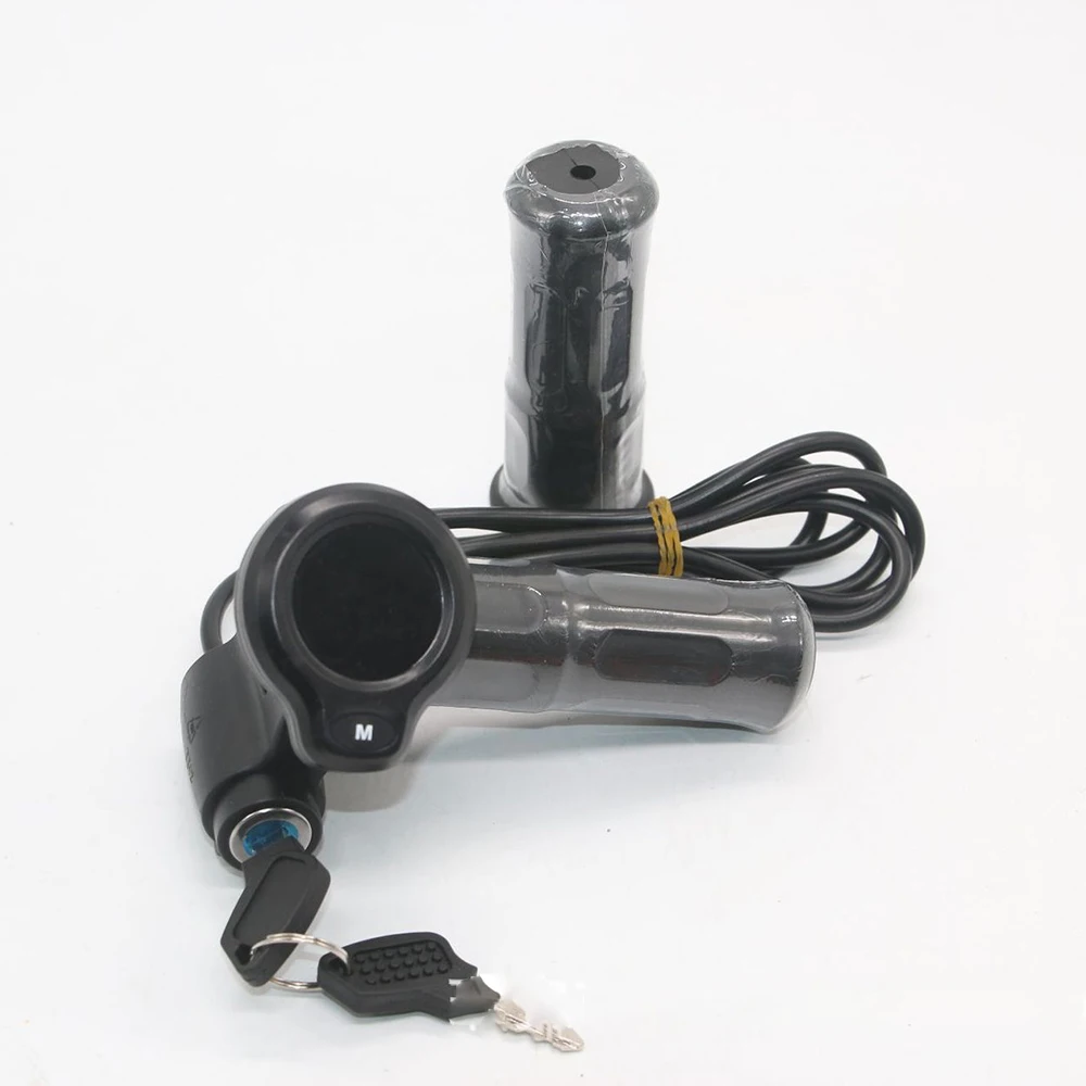 

1 пара 24-72 В, универсальный электрический велосипед, скутер, экран дисплея, поворотный дроссель, набор рулей, измерительный дроссель с индикатором заряда батареи