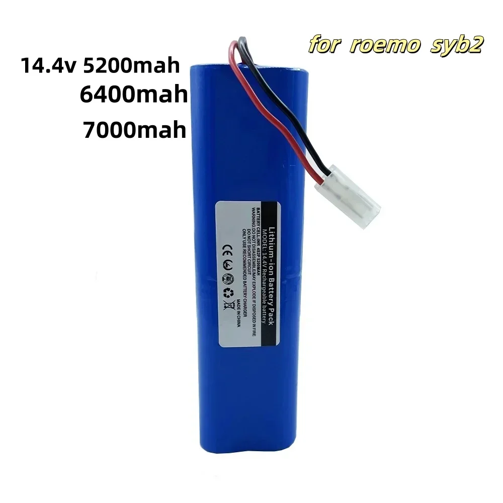 

INR18650 M26-4S2P NEW 14.4V 5200mAh Lithium Battery For ROEMO SYB2 Robot Vacuum Cleaner Part Replacement Battery Dropshipping