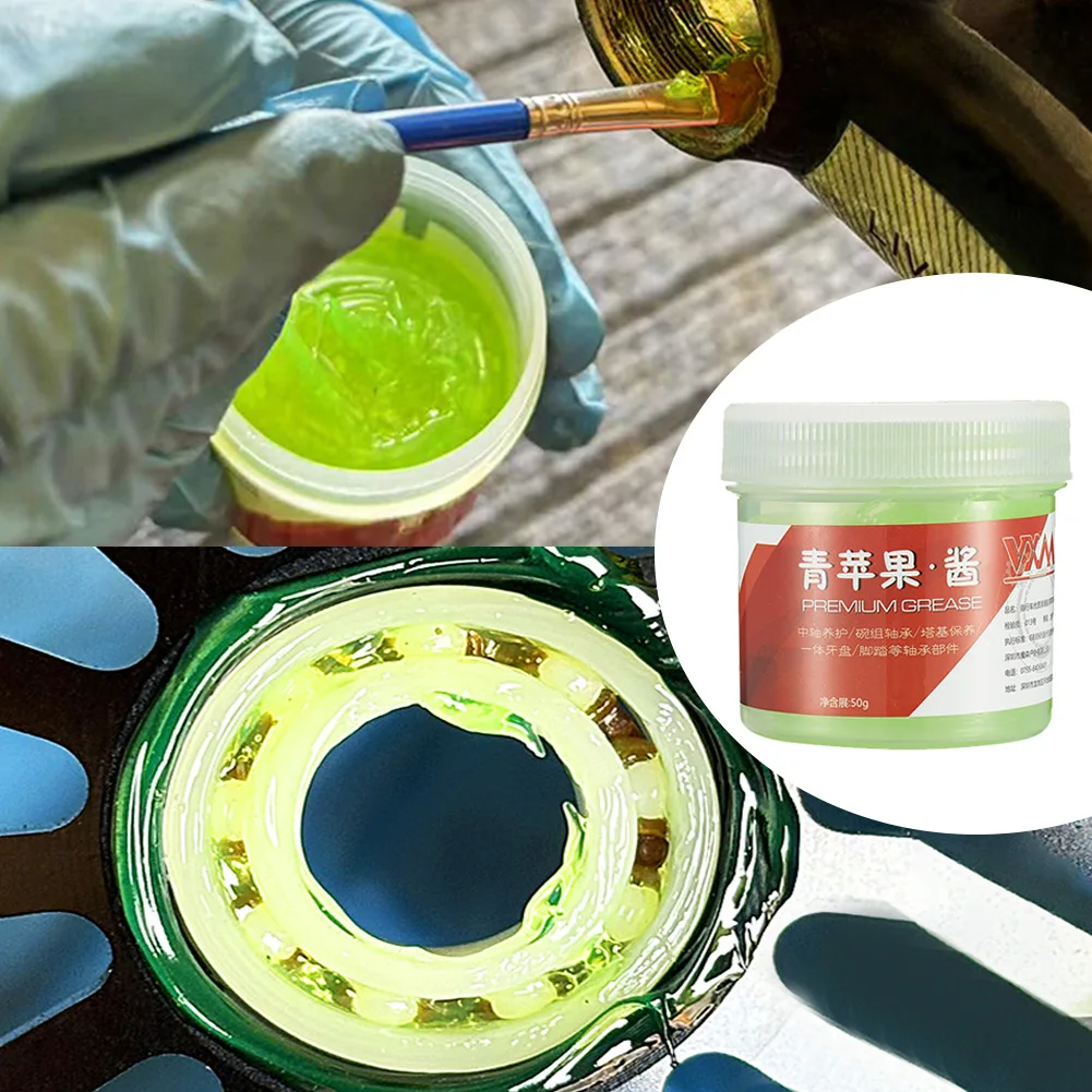 

Premium Bike Grease 50g Motor Bearing Lubricating Grease Mid-axis Pedal Bowl Group Maintenance Lubricant for Mountain Road Bikes