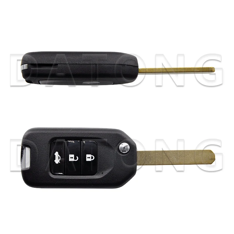 Datong World Car Remote Control Key For Honda Accord Civic City CRV Jazz XR-V Vezel HR-V FRV ID47 Chip 433Mhz Replace Flip Key