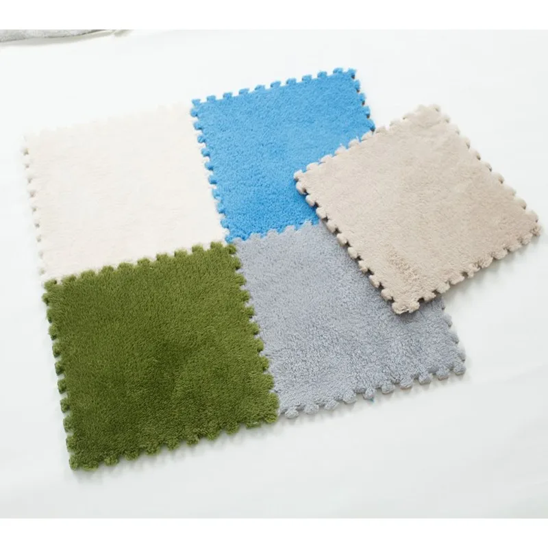 Pet-friendly eva foam soft fabric plush heat-resistant pad