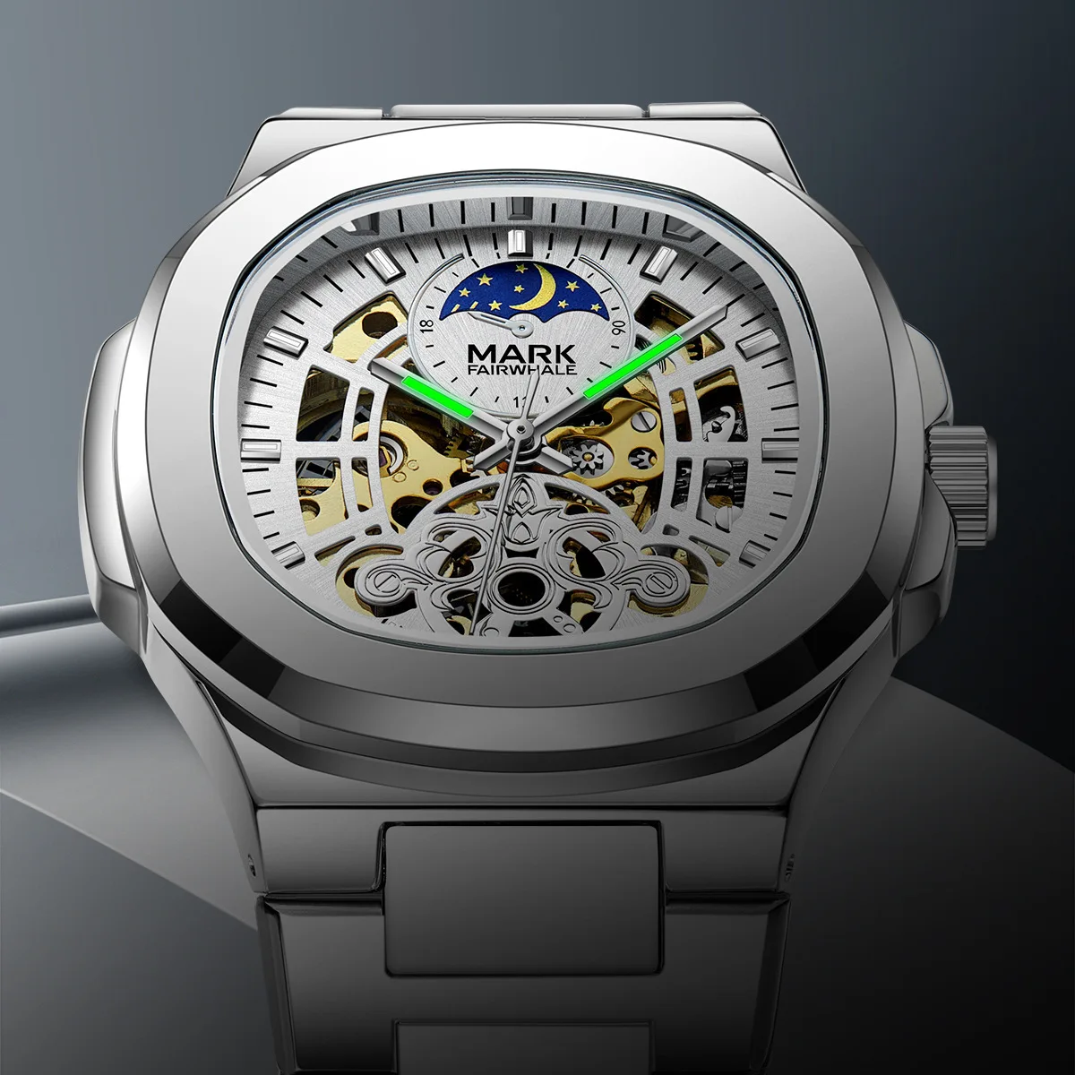 Mark Fairwhale Brand's New Nautilus Automatic Mechanical Watch