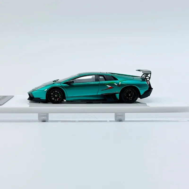 CL Car\'s Lounge 1/64 Lamborghini Murcielago LP670-4SV 2009 40th Anniversary Green Alloy Toy Motor Diecast Metal Model Gift