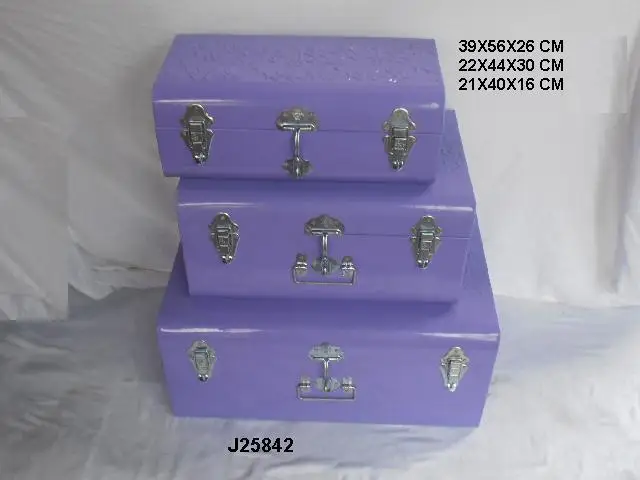 Pink Colour Iron Storage Trunks Without Patterns Powder Coating Can Be In Other Colours Also Home Storage Organizer