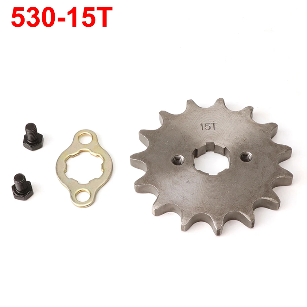 Motorcycle Front Engine 530 Sprocket 10 11 12 13 14 15 16 17 18 19 20 21T 20mm Drive Gear For Motorbike Dirt Bike ATV Quad Buggy