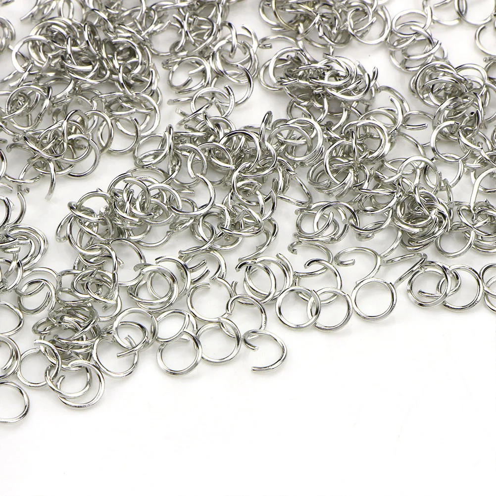 

200pcs Bracelet Accessories Handmade Keychains Jewelry Making Supplies Open Jump Rings Diy Findings Durable Connection Rings