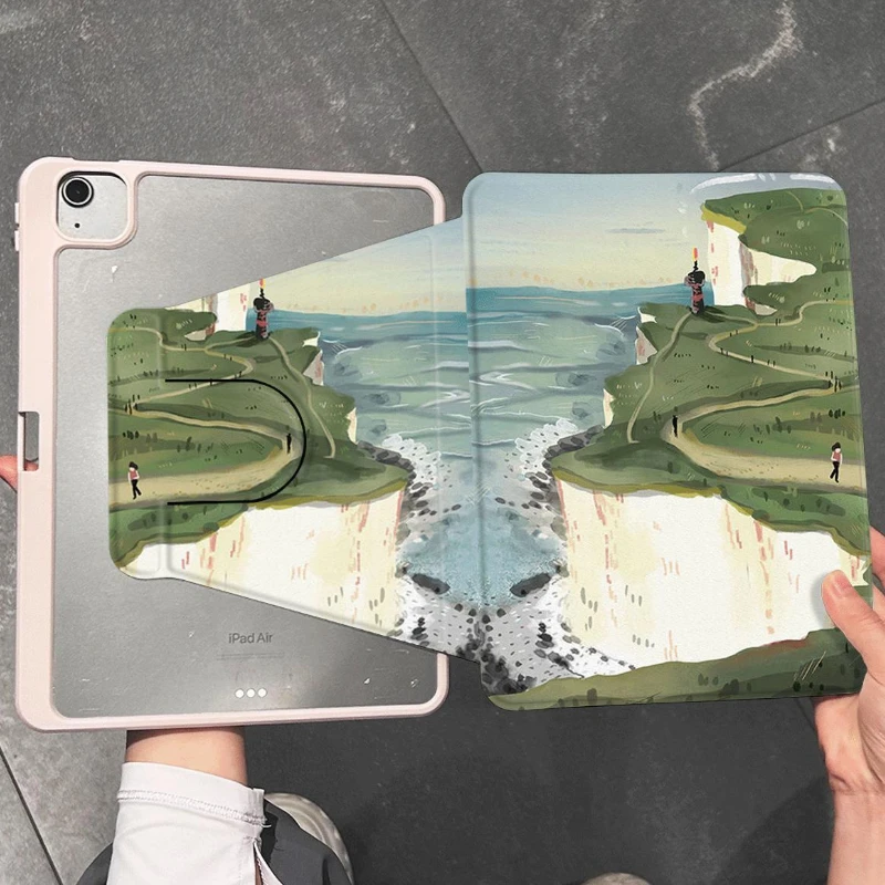 For Ipad Pro 11” Case 2021 10.2 7/8/9 Generation Smart Stand Case Cover for Ipad Mini6 8.3 IPad 10th Generation Air 3 4 5 10.9