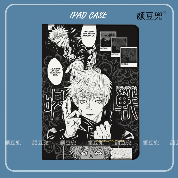 

Jujutsu Kaisen Anime RyGojo Satoru Case For iPad 10.2 9th 10th Air 3 Mini 6 5 Case Luxury Silicone Pro 12.9 11 in iPad Air 4 5 6