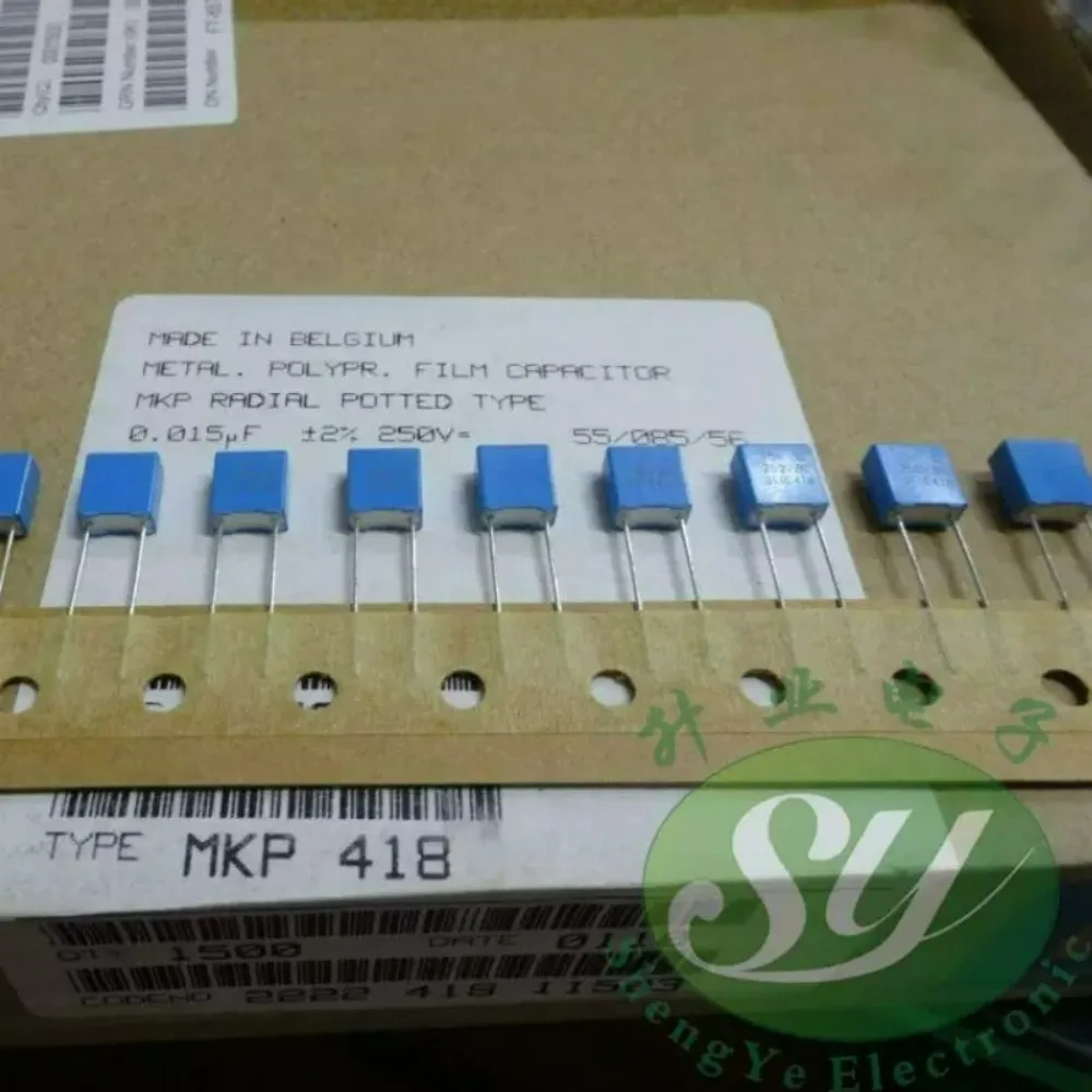 20pcs/lot BC MKP418 0.015uf/250v 15nf 153 Brand New 5mm Film Capacitor (High Precision: 2%)