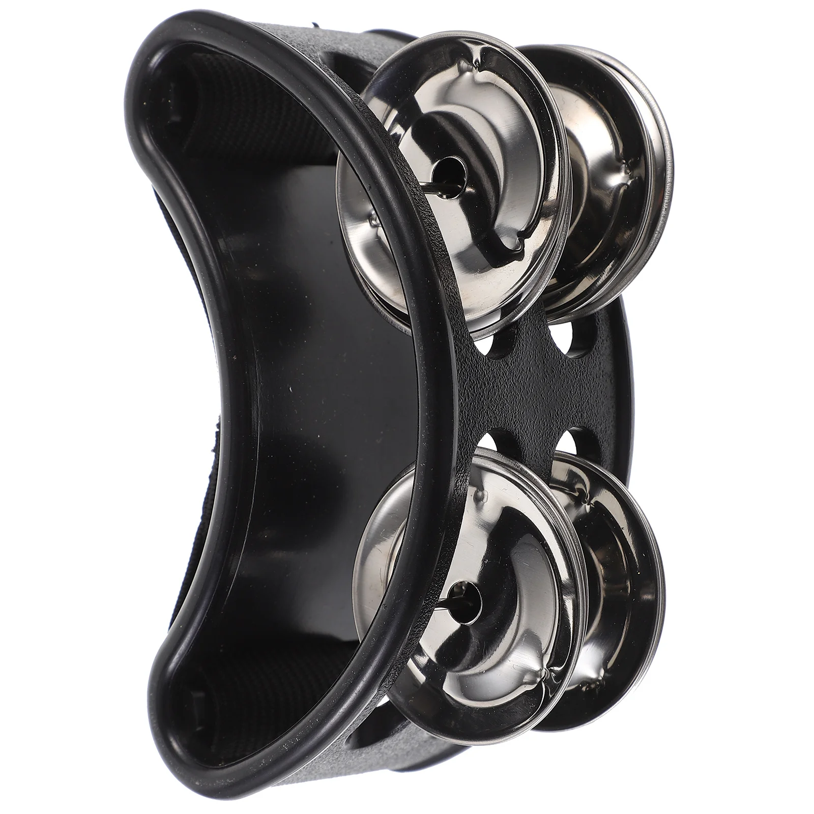 

Foot Tambourine Percussion Instrument Yellow Metal Jingle Bells Durable Foot Jingle Bells for Acoustic Sets and Live