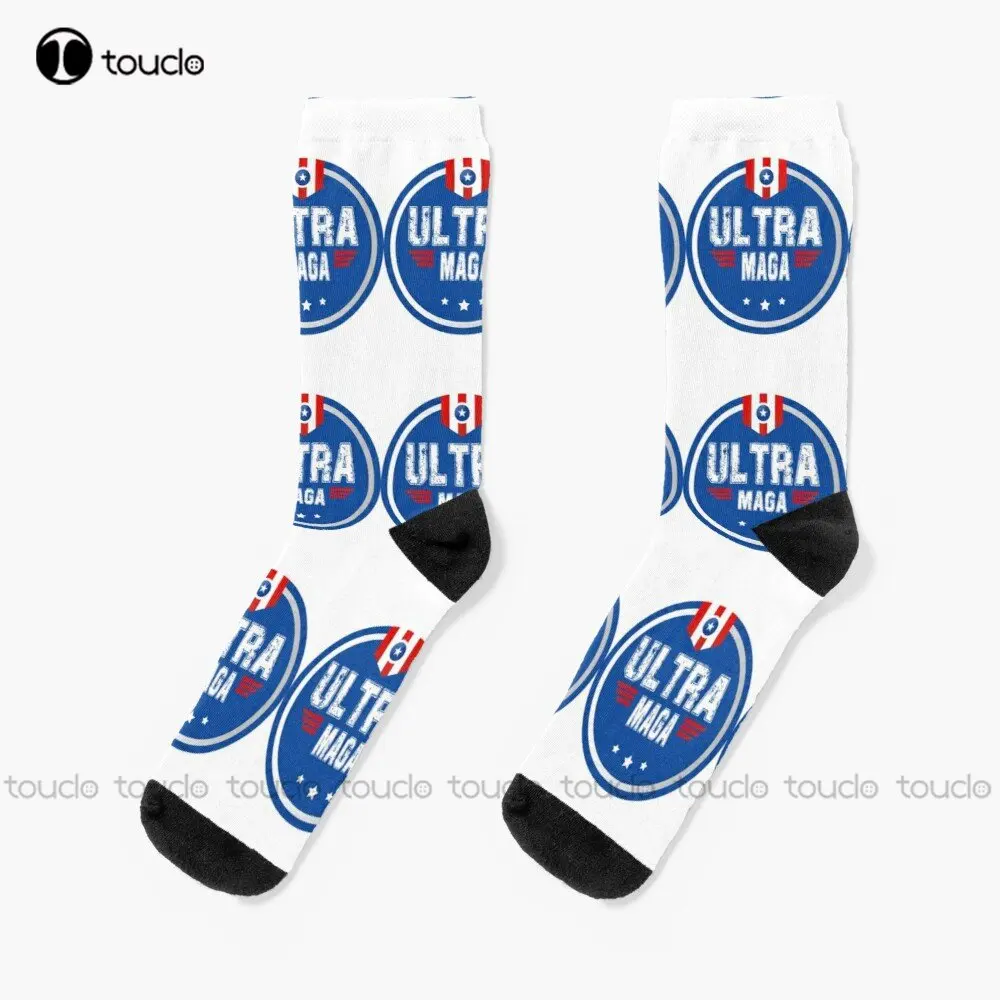 Ultra Maga Socks Colorful Socks Personalized Custom Unisex Adult Teen Youth Socks 360° Digital Print Custom Gift New Popular