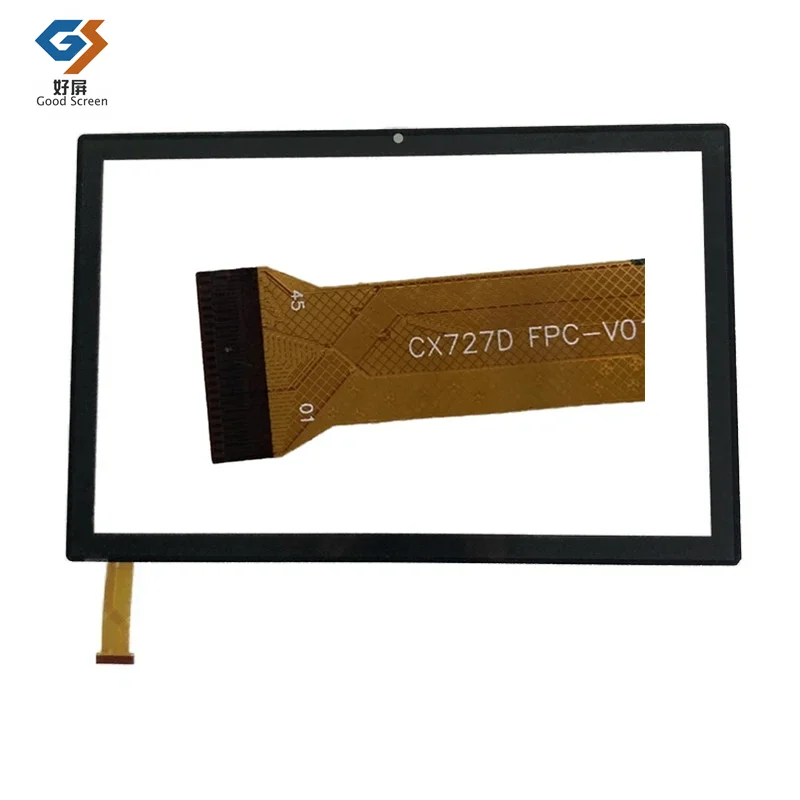 

10,1-дюймовый черный сенсорный экран для планшета CX727D FPC-V01, 45-контактный, емкостный, с внешним стеклом