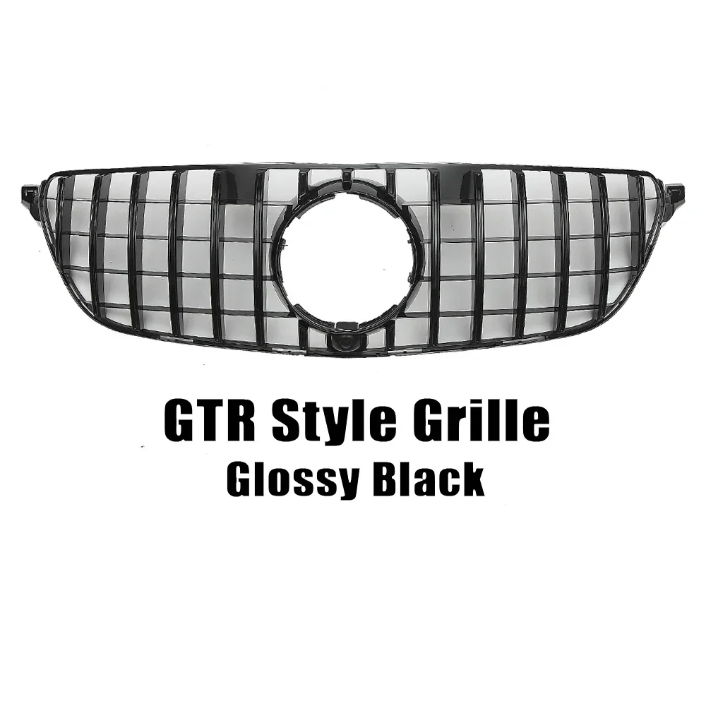 Xvip Chromen Diamanten Stijl Race Grille Voor Mercedes Benz Gle C292 Gle350 Gle450 Gle500 Gle43 Amg 2016-2019 Bovenste Roosters