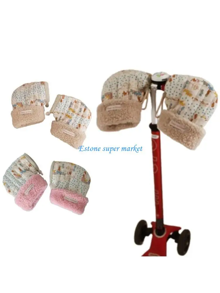 090B Functional Hand Warmers Cartoon Warm Mittens Winter Essential for Boys and Girls