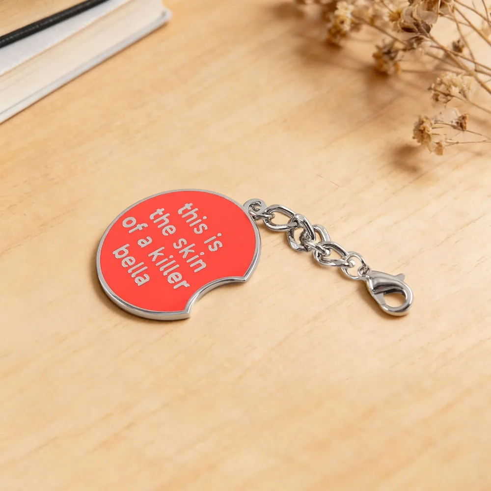 Classic Movie Keychain This Is The Skin Of A Killer Bella Where The Hell Have You Been Loca Enamel Keyring Movie Fans Gift Jewel