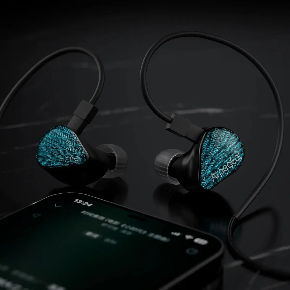 Han Arpegear سماعات مراقبة سلكية داخل الأذن ، 16 نوعًا من الضبط ، سماعات أذن موسيقية بملف متحرك ، غشاء DLC ، جديد ، تتصدر