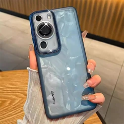 For Huawei P60 Pro Case TPU Soft Silicone Transparent Phone Back Cover For Huawei P 60 60Pro Camera Protection Shockproof Bumper