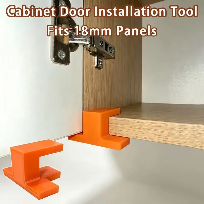 T-Type Corner Bracket Clamp for Cabinet Door Installation Durable Woodworking Locator Jig for Home Furniture Assembly