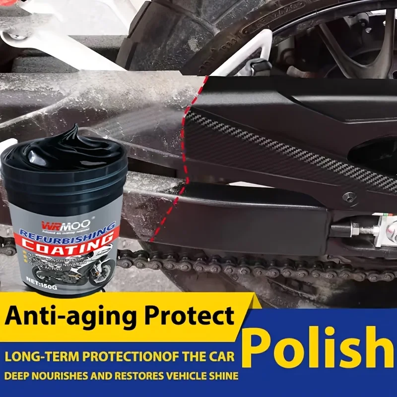Ultimate Motorcycle Polish, Paint Protector for Cars and Motorcycles - Suitable for Plastic Parts Motorcycle Cleaning Products