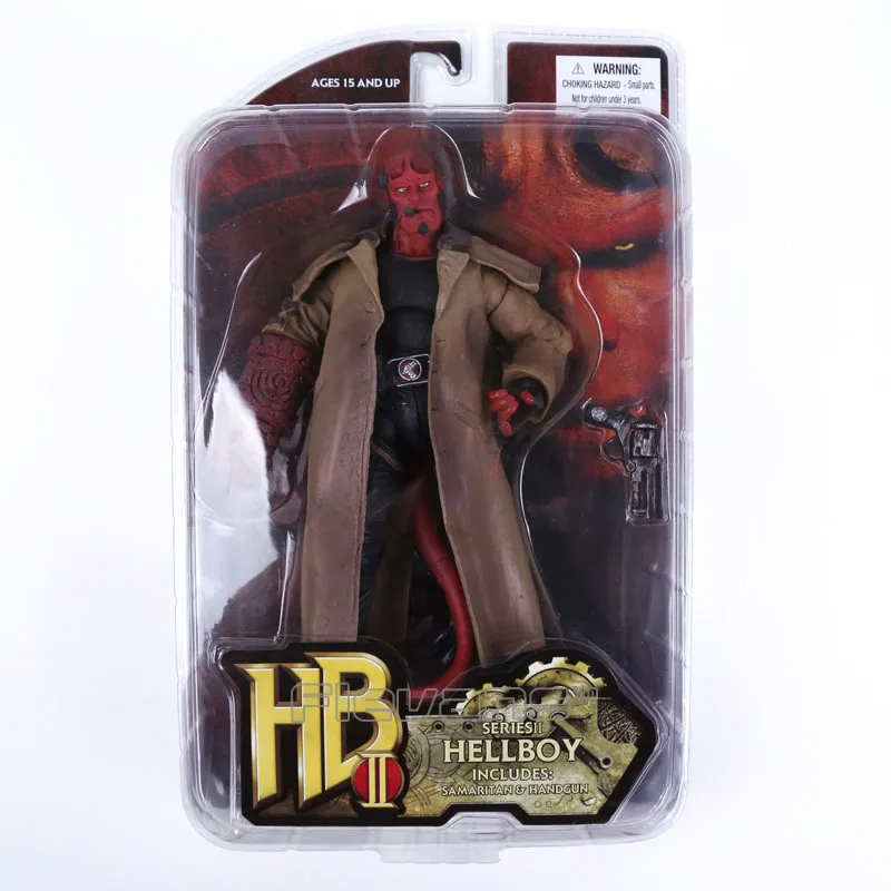 Mezco-Boneca Modelo Colecionável Hellboy, Variante Trenchcoat, Brinquedo Action Figure, 2004