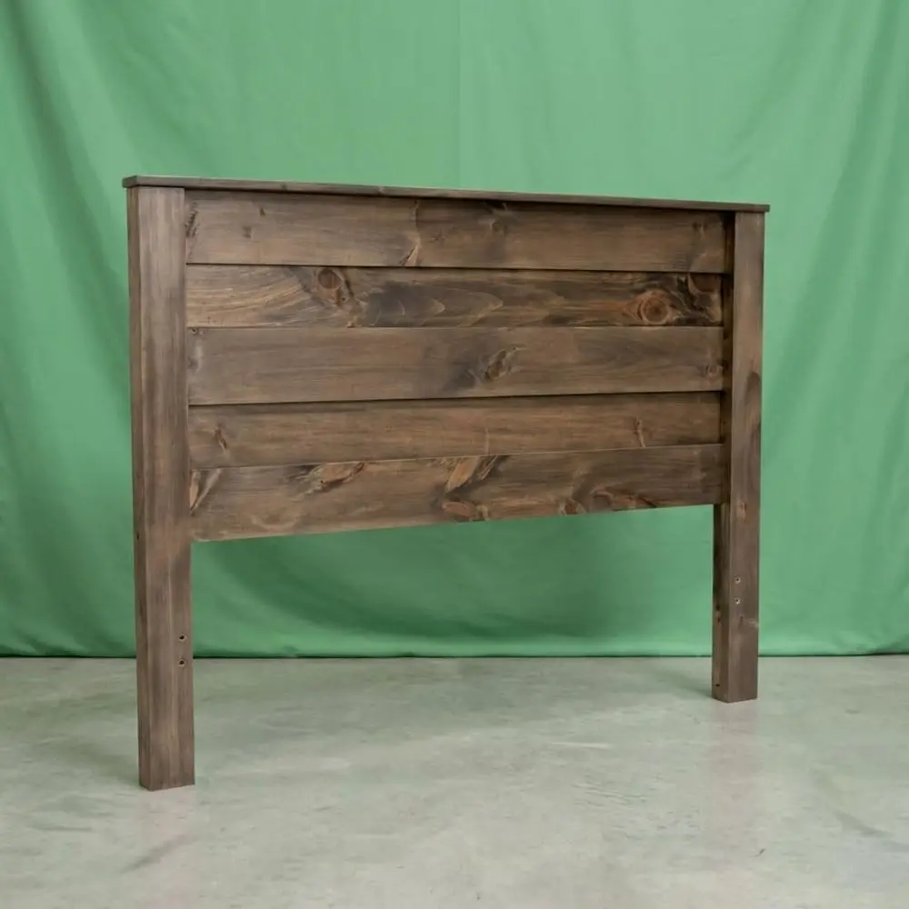 

armhouse Wood board, Twin Size – Rustic & ern Style, Solid Pine, Brown, Amish Handcrated, Made in USA