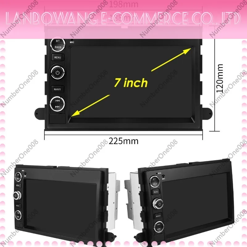 7 Inch Android Car GPS Navigation All In One Unit Bluetooth MP5 Player Compatible for Ford F150 Raptor Pickup
