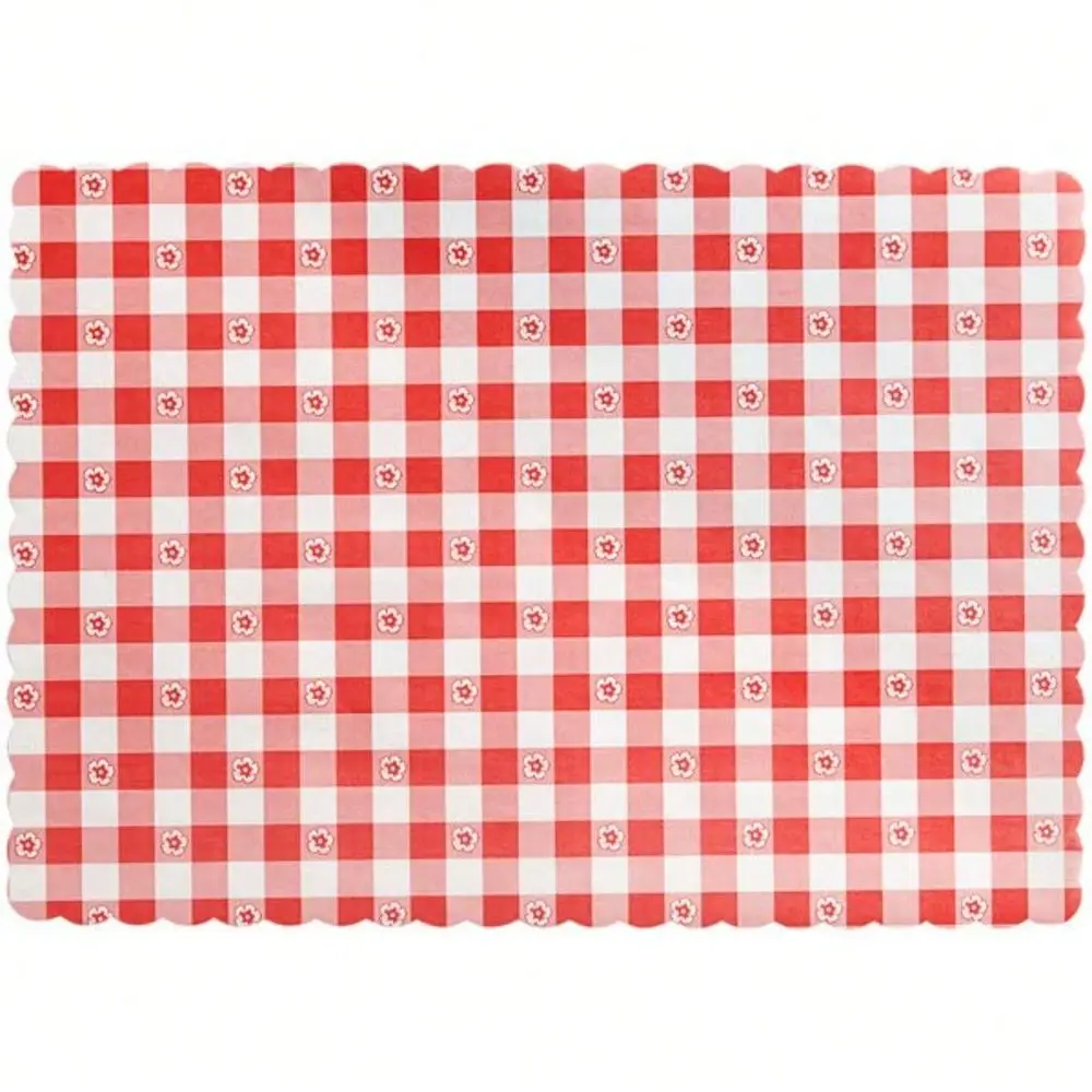 Paper Placemats Premium, Pack Of Scalloped Edge Placemats, Size 10x 14