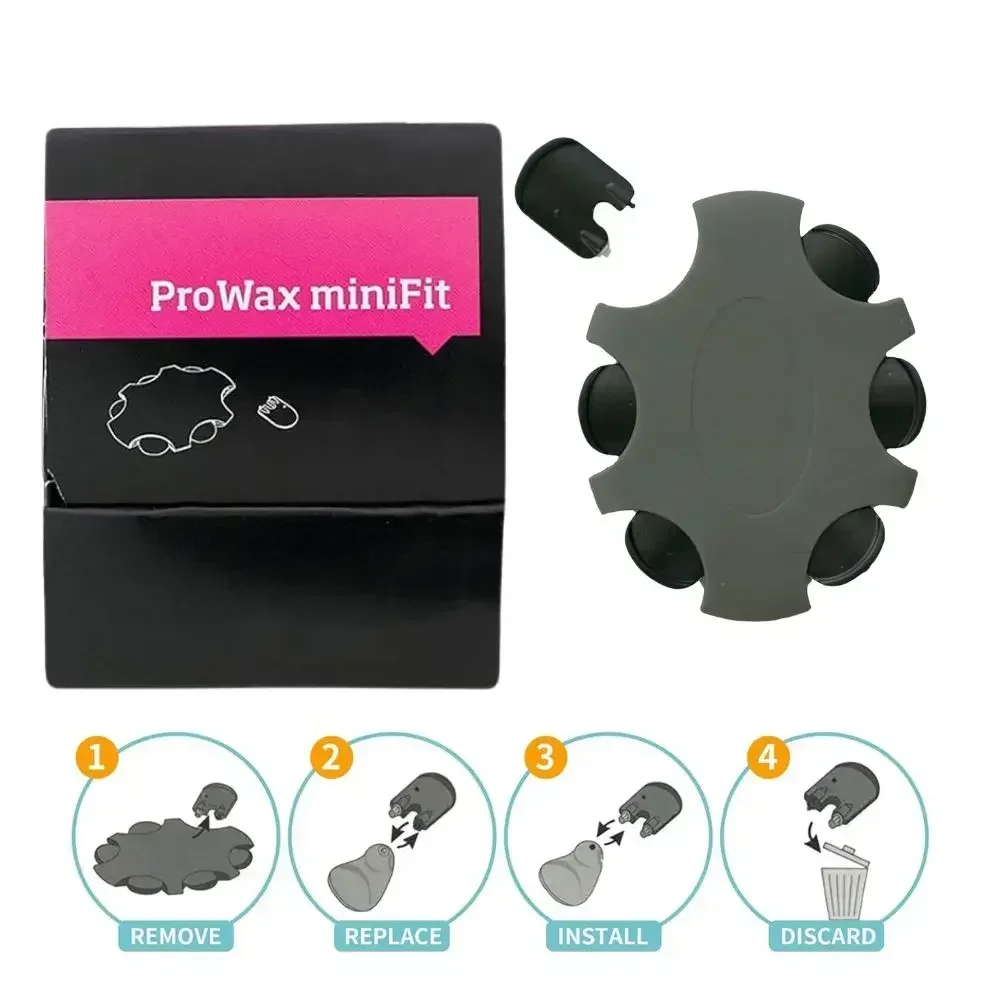 

Oticon ProWax Minifit Wax Guards filters Hearing Aid Wax Traps for Oticon RIC RITE Hearing Aids Cerumen Prevents Earwax