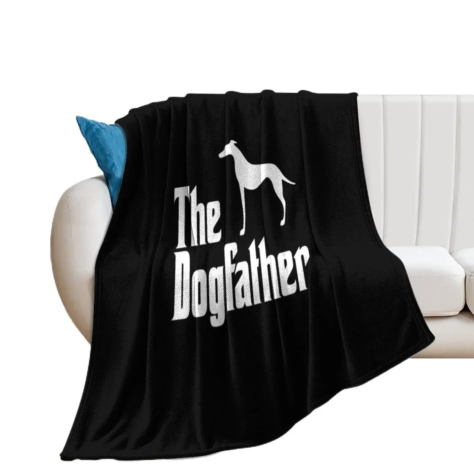 The Dogfather Greyhound Movie Funny Quote Throw Blanket blankets and throws Bed covers Blankets