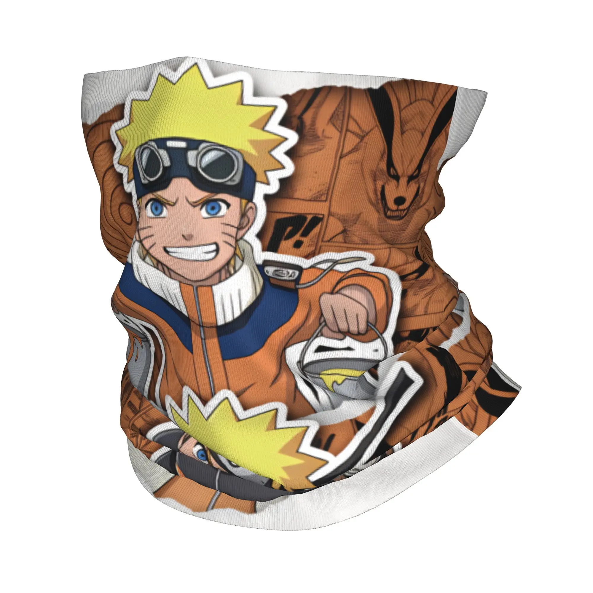 N-Narutoes Uzumakis Naruto - Cinta para la cabeza y calentador de cuello para mujer, bufanda tubular para senderismo y ciclismo, bandana facial de anime, manga clásica y película, polaina.