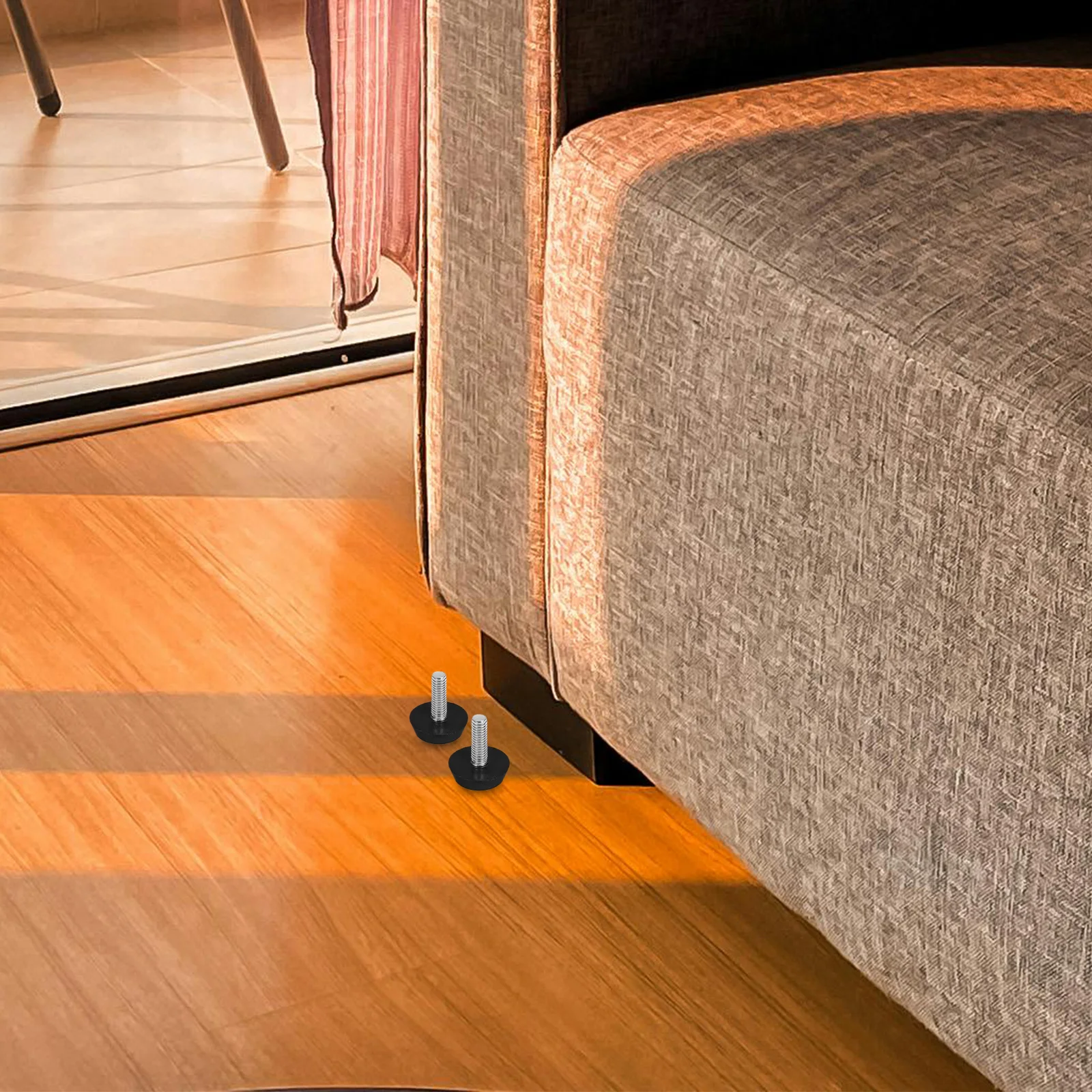 

20pcs Adjustable Furniture Levelers Height Adjustable Table Chair Leg Protectors Floor Protector Pads For Hardwood Silent