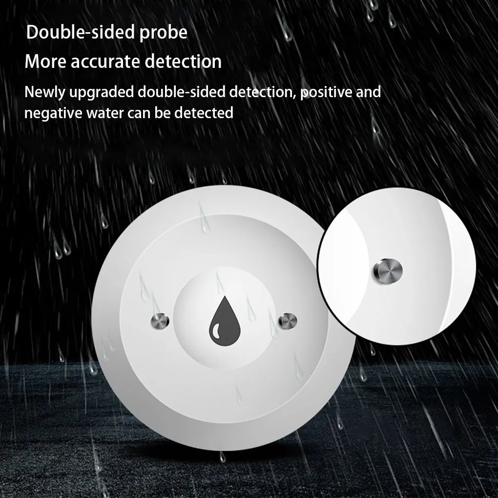 ABS Leakage Sensor Detector High Accuracy Easy Installation Reliable Anti-interference Protection Against Water Leaks