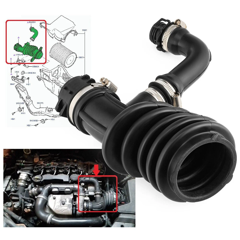 FILTR POWIETRZA PRZEPŁYW WĄŻ DO FORD FOCUS MK2 C-MAX VOLVO 1.6 TDCi 7M519A673EJ 1673571