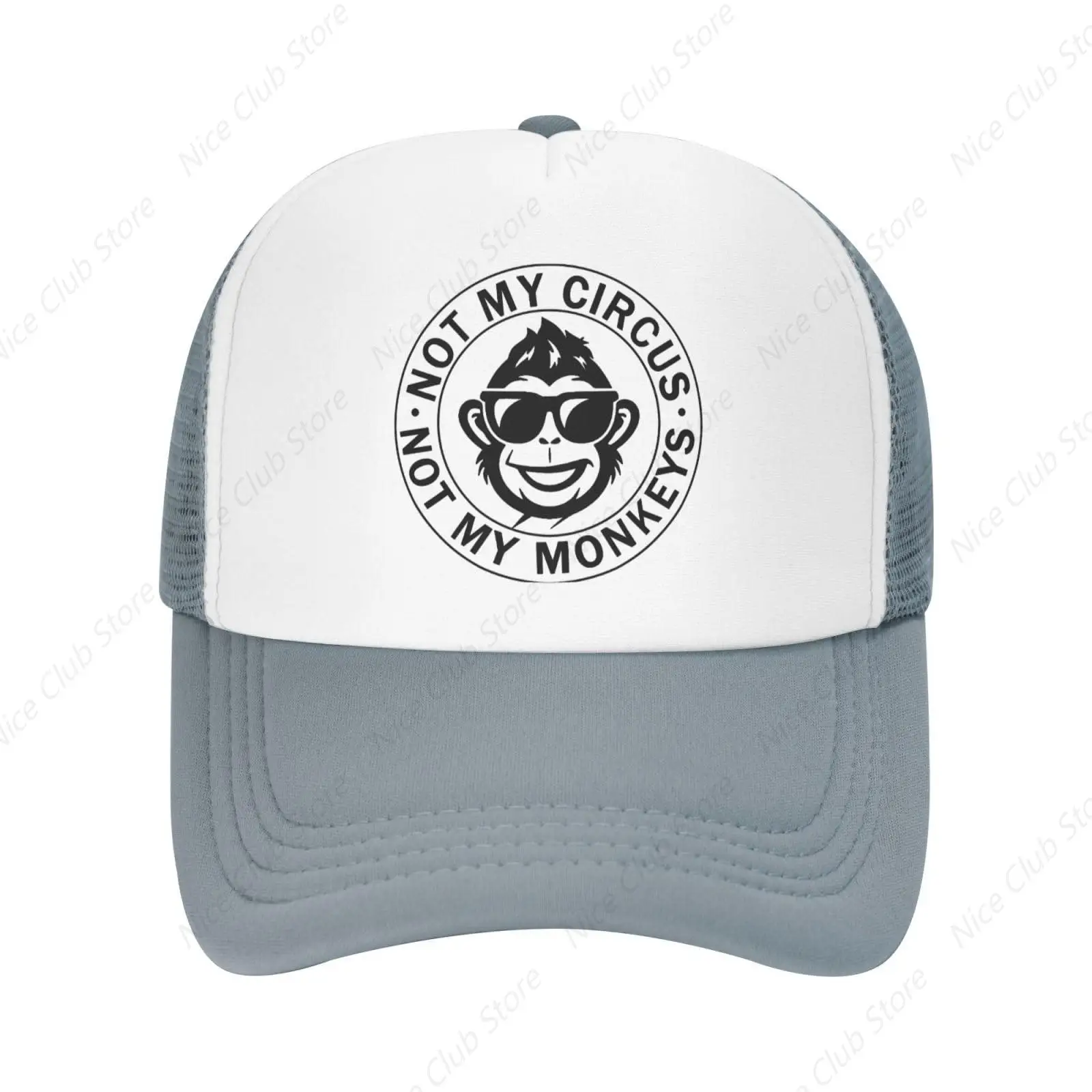 Not My Circus Not My Monkeys Mesh Trucker Hats for Men Women