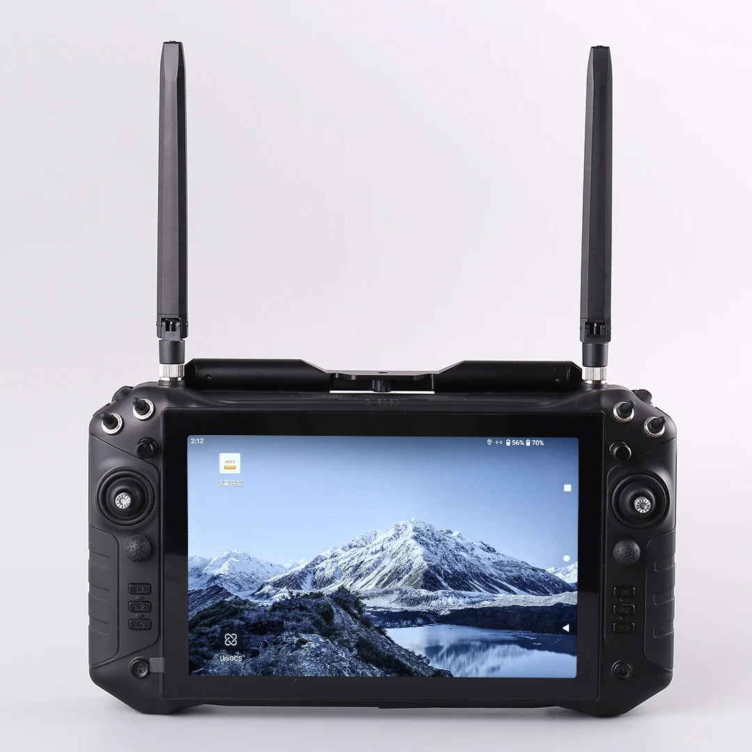 

Пульт дистанционного управления SIYI UniRC10 pro для радиоуправляемой модели самолета, большой экран, заземляющая станция, джойстик с эффектом Холла, 45 км Teleme