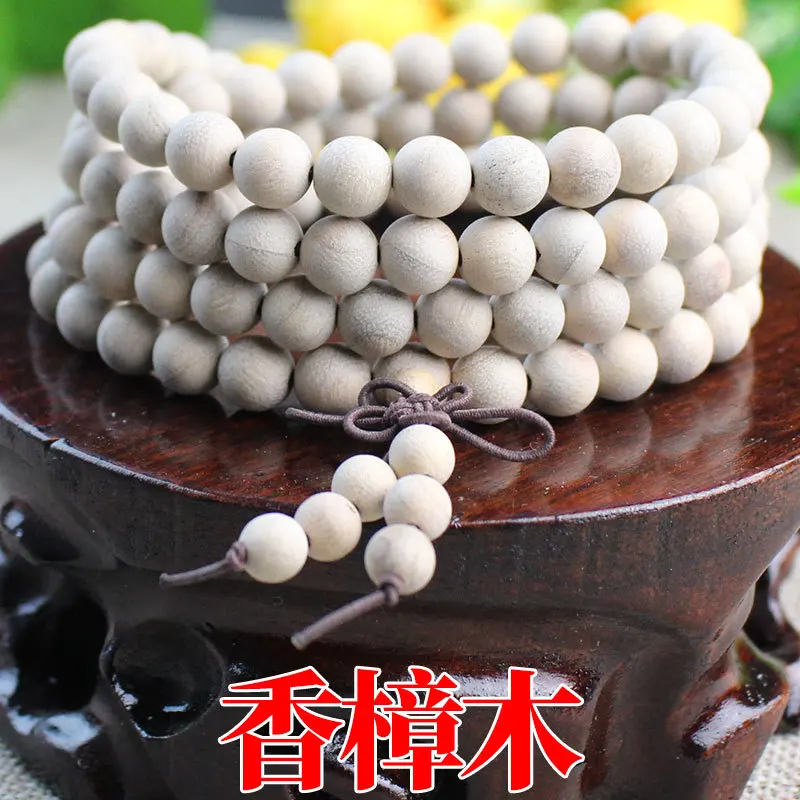 Factory Wholesale Camphor Wood108Beads Bracelet6/8mmMen and Women Jewelry Crafts Bracelet Rosary Natural Fragrance