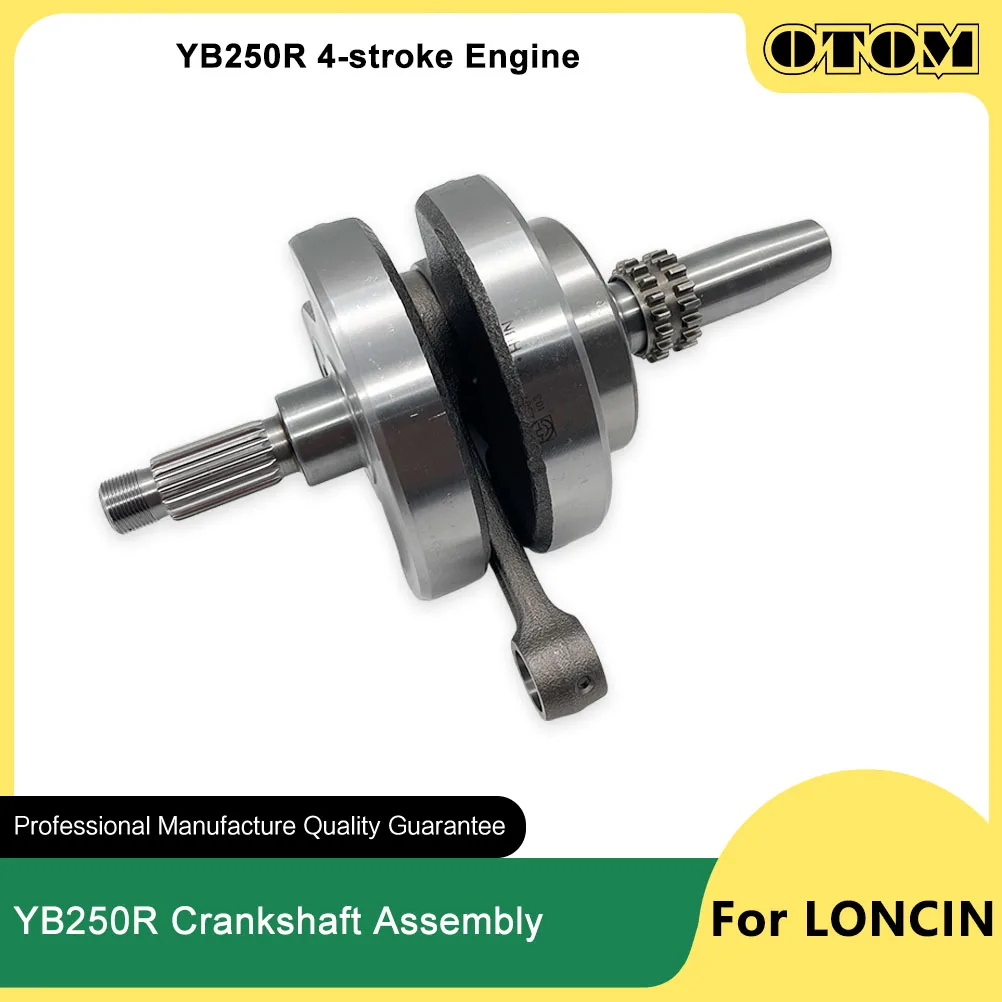 

OTOM YB250R Motorcycle Crankshaft Assembly Crank Shaft Connecting Rod For LONCIN 4-stroke KEWS K23 Engine Accessories Dirt Bikes