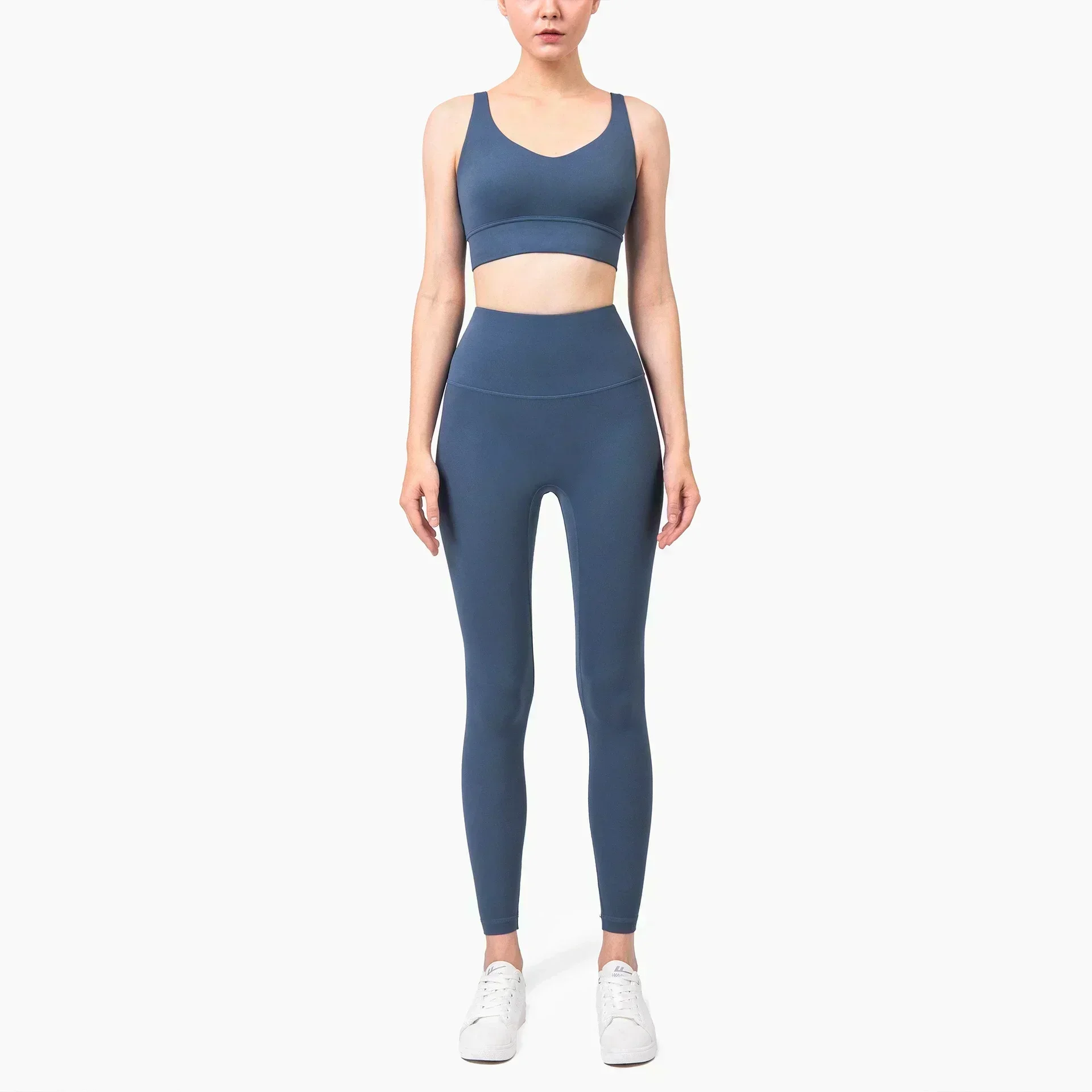 Lemon Set pakaian olahraga wanita, Set Bra dan legging Gym olahraga lari Yoga 2 potong