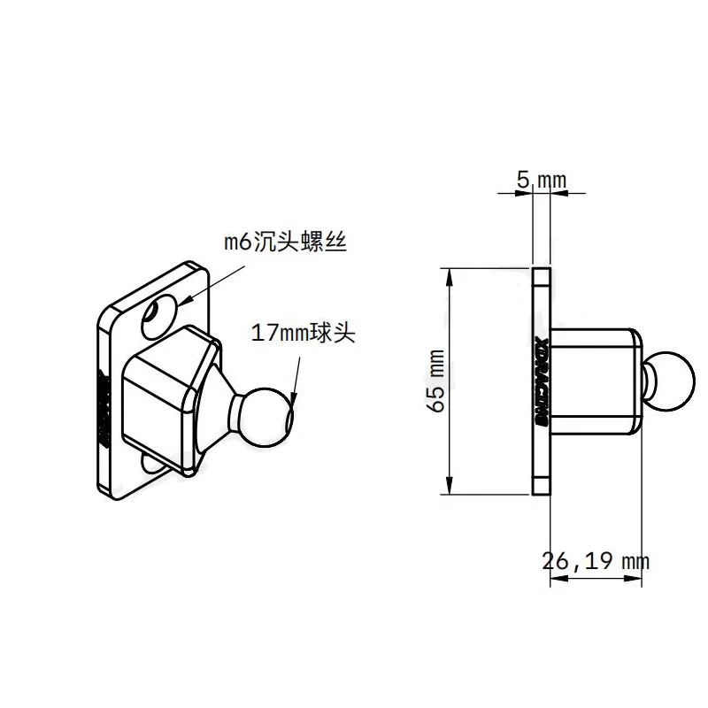 Simuliertes Rennspiel, Aluminiumprofil, Handyhalter, periphere ABS-Materialhalterung