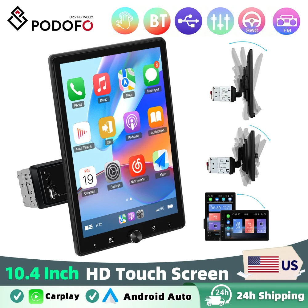 Podofo 10.4" Wirele…