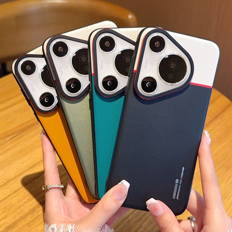 

For Huawei Pura 70 70 Pro 70 ProPlus 70 Ultra three-spell two-color PC anti-drop, shock-proof and anti-fingerprint phone case