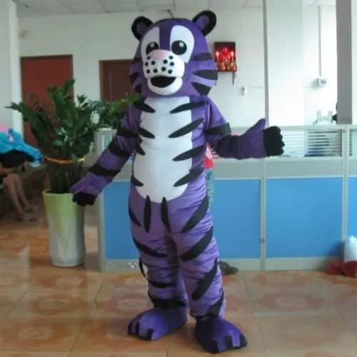 Costume de mascotte de dessin animé de paupières de beurre de tigre pour adultes, robe de paupières de Noël en peluche, joli costume de mascotte d'Halloween, offre spéciale, mousse, mignon, nouveau