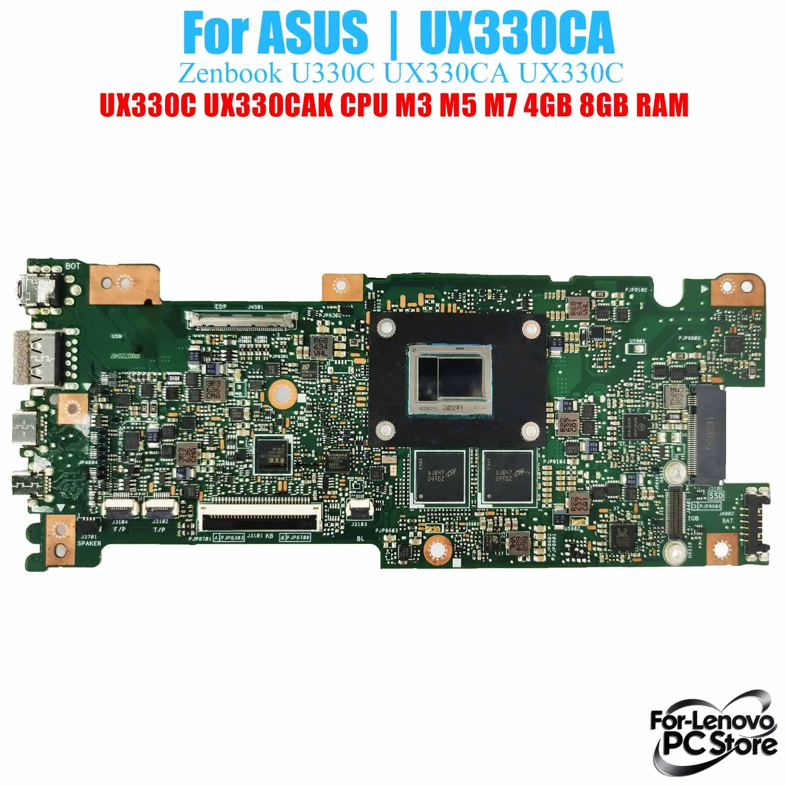 

UX330CA для ноутбука ASUS, материнская плата UX330CA для Zenbook U330C UX330C UX330CA UX330CAK ​ Материнская плата ноутбука