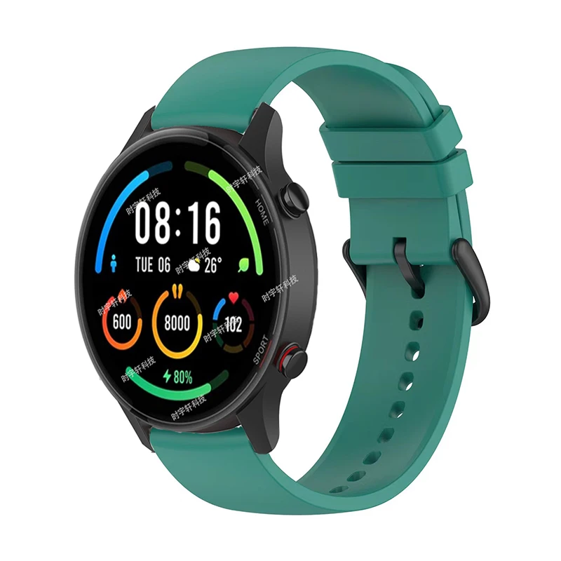 Dla Xiaomi Watch S3 bransoletka 22mm silikonowy sportowy pasek do Xiaomi Watch S1 Pro/S1 Active/S2 42mm 46mm/Color 2 Correa