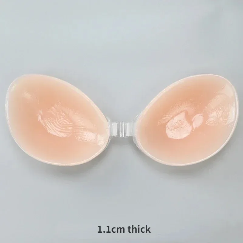 Sujetador de silicona Invisible Push Up Sexy sujetador sin tirantes adhesivo sigiloso sin espalda potenciador de pecho para mujeres sujetadores de Bikini de boda pegajosos