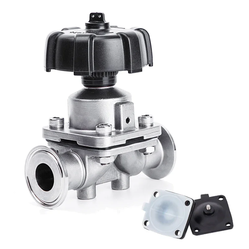 

Pharmaceutical Stainless Steel Tri Clamp SS316 Manual Gemu Type Sanitary Diaphragm Valve