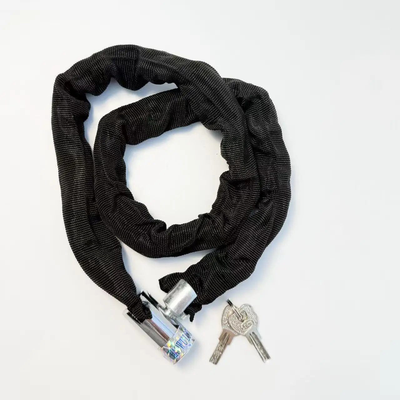 High Security OEM 6*1100mm Chain Lock Key Bike Bicycle Motorcycle E-Scooter Lock Accessories