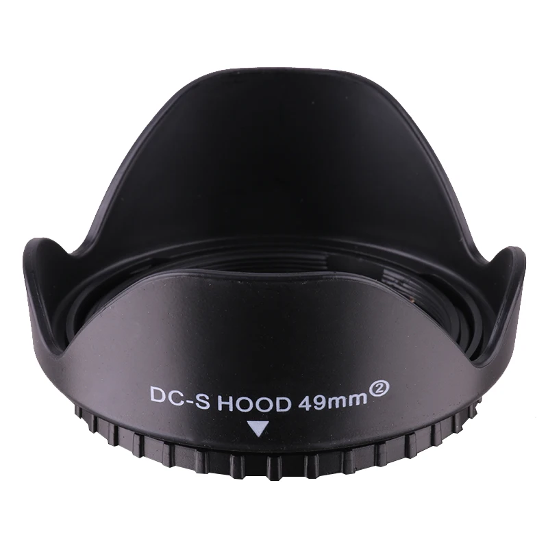 Reversible Petal Flower Screwed Camera Lens Hood for Canon Nikon Sony DSLR 49mm 52mm 55mm 58mm 62mm 67mm 72mm 77mm 82mm