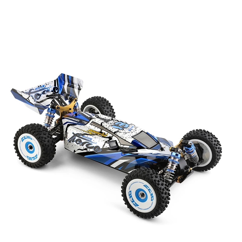 Wltoys Nieuw 124017 -V8 1/12 2.4G Racing RC Auto's 4WD Borstelloze Motor 75 Km/u Hoge Snelheid Afstandsbediening Off-road Drift Speelgoed Voor Aduit