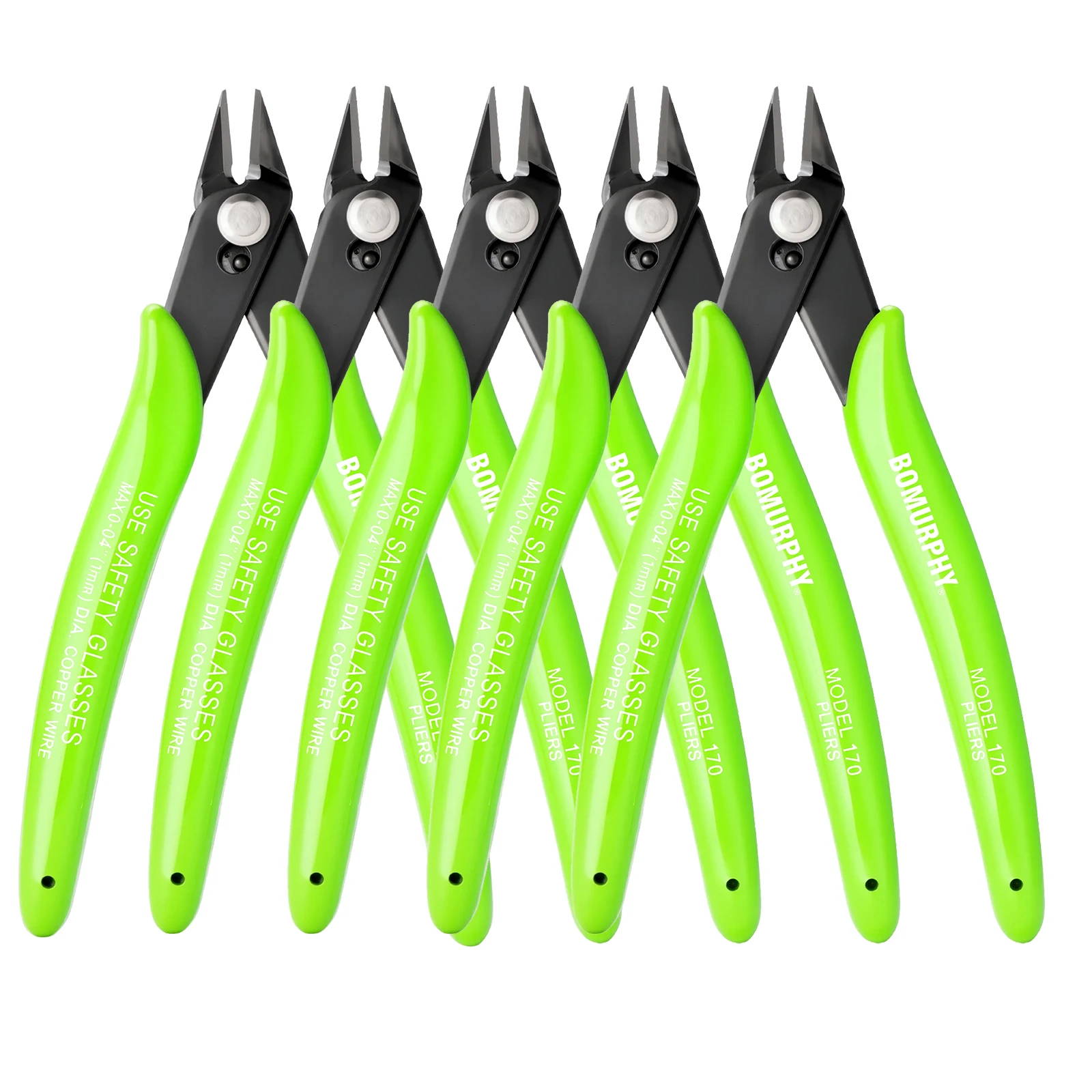 170° Diagonalschneider mit Grünem Griff Mini-Drahtschneidezange für Handwerkzeuge DIY